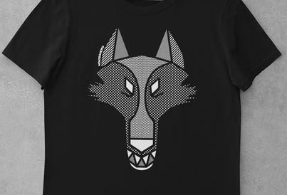 MQ WOLF - Pure Organic Shirt Herren