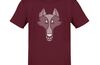 MQ WOLF - Pure Organic Shirt Herren - rot