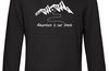 MQ ADVENTURE IS OUT THERE - Organic Hoodie Unisex - schwarz